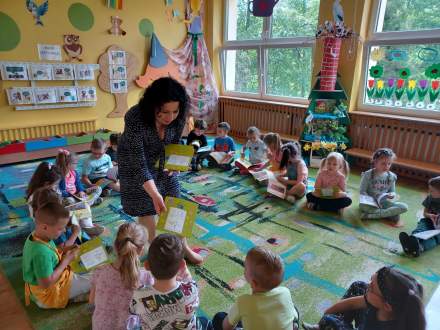 Wizyty Burmistrz Strumienia w przedszkolach