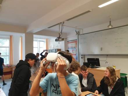 Wizyta uczniów gminy Strumień w Šenovie