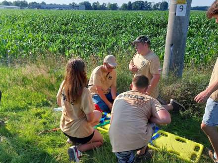 Dzień otwarty OSP Drogomyśl - gra terenowa MDP