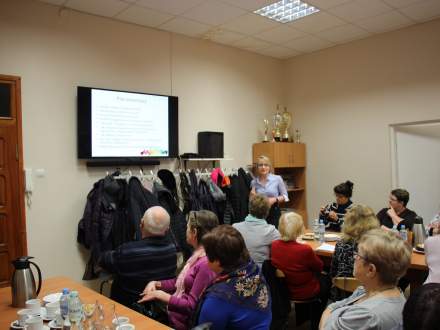 Prozdrowotne spotkanie  w Drogomyślu