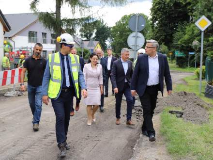 Wizyta Wojewody Śląskiego w gminie Strumień fot. Biuro Wojewody