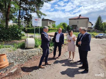 Wizyta Wojewody Śląskiego w gminie Strumień