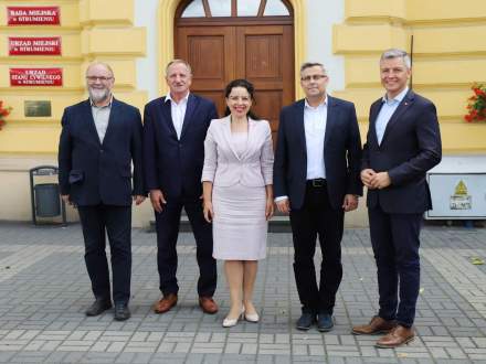 Wizyta Wojewody Śląskiego w gminie Strumień fot. Biuro Wojewody