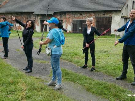 IV Marsz Nordic Walking im. mjr. Józefa Płonki w Zbytkowie