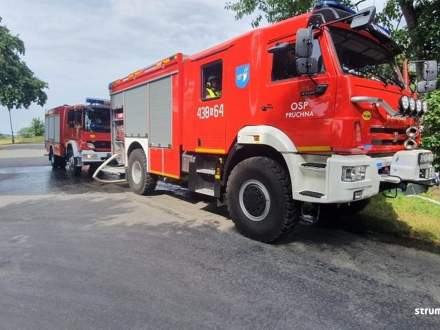 Ćwiczenia strażackie w gminie Strumień