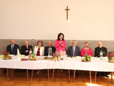 Jubileusz PKPS w Strumieniu - przemawia Burmistrz Strumienia Anna Grygierek