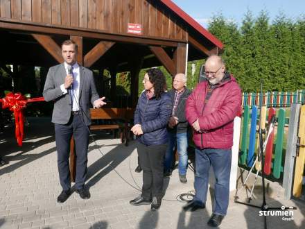 Przemawia Zastępca Dyrektora Departamentu Terenów Wiejskich Urzędu Marszałkowskiego w Katowicach Robert Karpeta