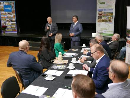 Prezentacja przedstawicieli Zduńskiej Woli podczas Zgromadzenia Ogólnego