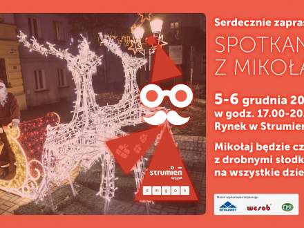 Spotkanie z Mikołajem na strumieńskim rynku