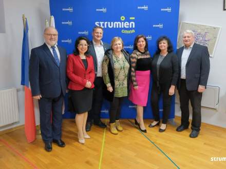 Delegacja z miasta Šenov z Czech