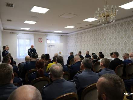 Uroczysta zbiórka w strumieńskim ratuszu