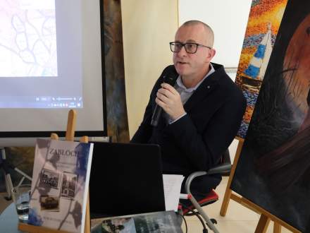 spotkanie promocyjne książki "ZABŁOCIE od czasów najdawniejszych do 1945 roku" autorstwa dr. Wojciecha Kiełkowskiego