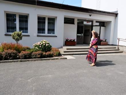 Spotkanie Burmistrz Strumienia z Dyrektor Zespołu Szkolno-Przedszkolnego w Drogomyślu