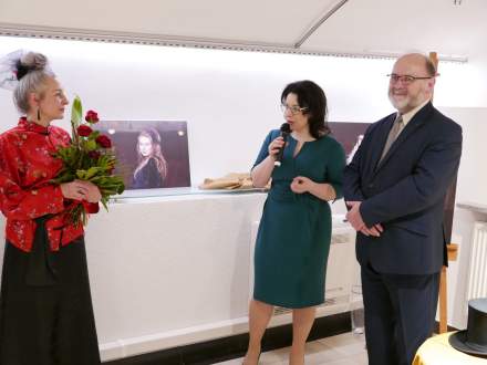 Wernisaż wystawy artystycznej w Galerii Pod Ratuszem