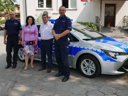 Nowy radiowóz w Strumieniu