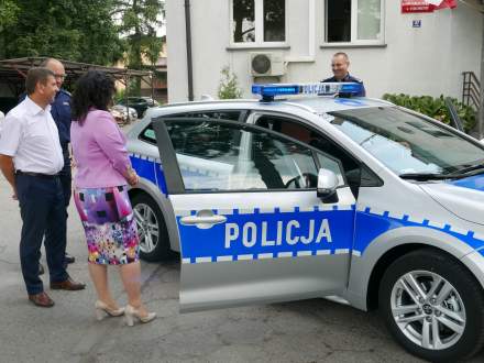Nowy radiowóz w Strumieniu