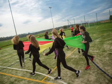 Uroczyste otwarcie boiska wielofunkcyjnego w Pruchnej