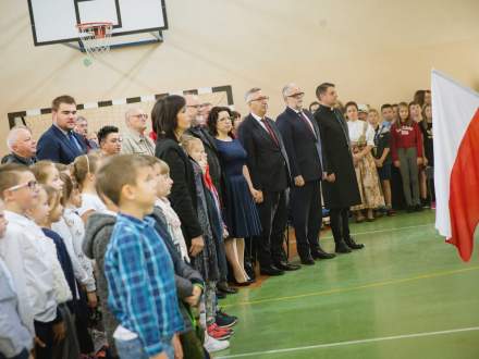 Uroczyste otwarcie boiska wielofunkcyjnego w Pruchnej