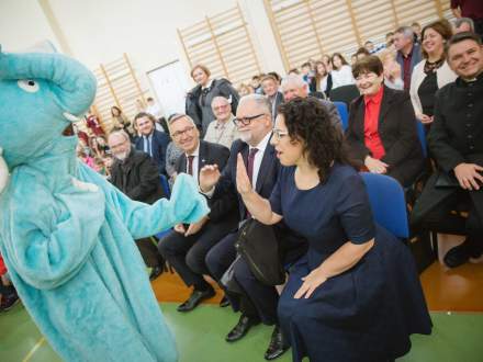 Uroczyste otwarcie boiska wielofunkcyjnego w Pruchnej