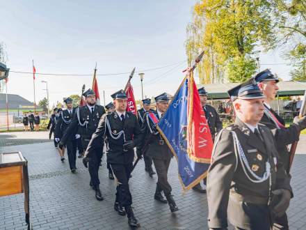 Przemarsz strażaków