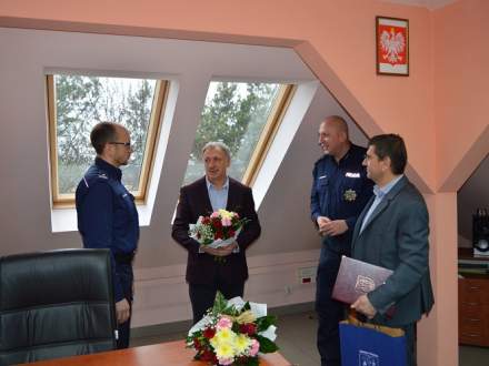 Nowy Komendant w Komisariacie Policji w Strumieniu