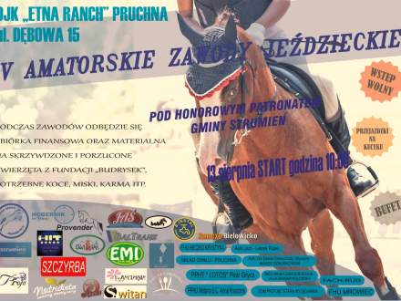 Zapraszamy na Zawody Jeździeckie do Pruchnej