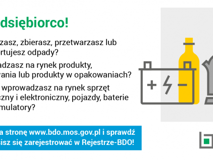 Informacja dla przedsiębiorców