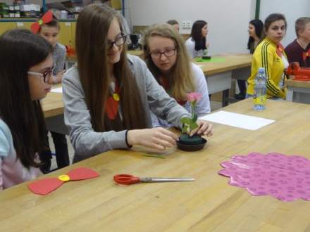 Gimnazjaliści w Śenovie