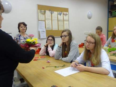 Gimnazjaliści w Śenovie