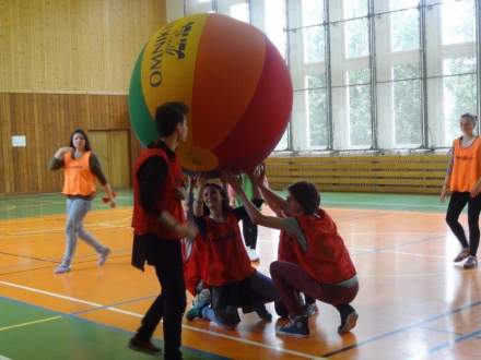 Gimnazjaliści w Śenovie