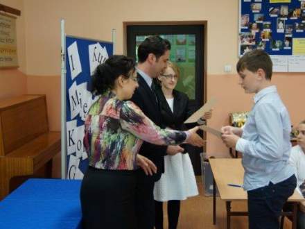 Międzygminny konkurs gramatyczny -rozdanie nagród