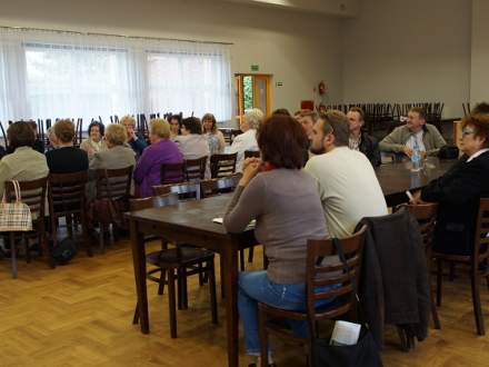 Zebranie wiejskie w Pruchnej