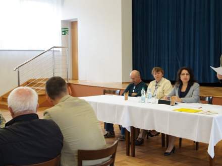 Zebranie wiejskie w Pruchnej