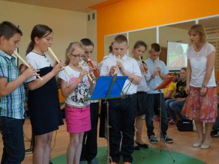 Prezentacja uczniów z Zespołu Szkół w Drogomyślu