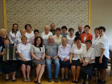 Komisja konkursu "Piękna wieś województwa ślaskiego" w gminie Strumień