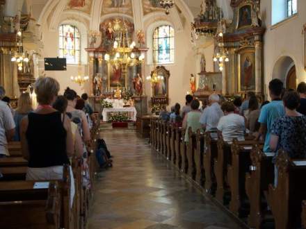 Msza Św. na rozpoczęcie pielgrzymki