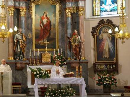 Msza Św. na rozpoczęcie pielgrzymki