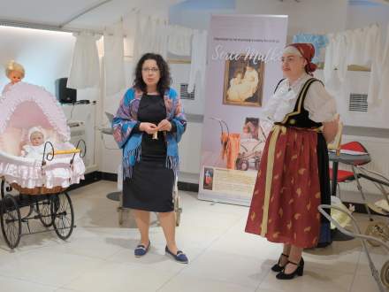 Burmistrz Strumienia Anna Grygierek z panią Eweliną Szuścik