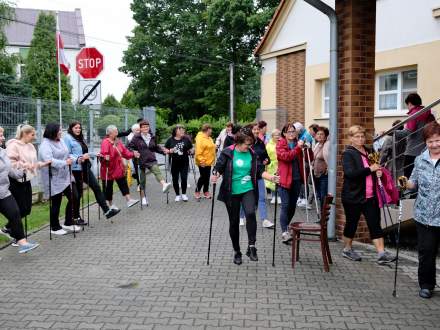 Marsz nordic walking w Pruchnej