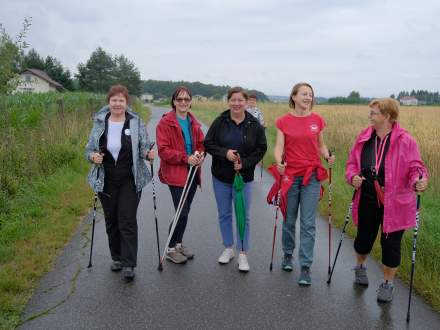 Marsz nordic walking w Pruchnej