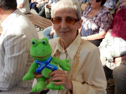 Pani Maria Furch wraz z Żabką Gratką