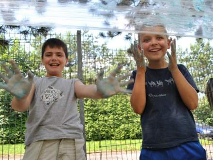 Zajęcia wakacyjne w świetlicy środowiskowej w Pruchnej