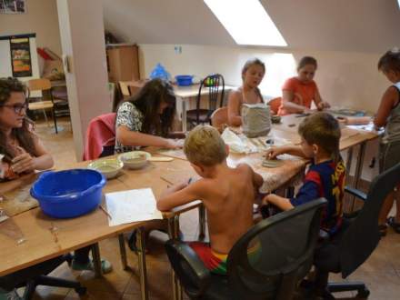 Zajęcia wakacyjne w świetlicy środowiskowej w Zabłociu