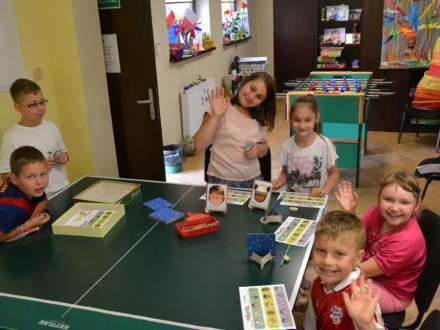 Zajęcia wakacyjne w świetlicy środowiskowej w Bąkowie