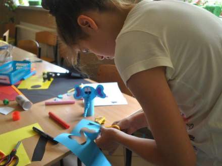 Zajęcia wakacyjne w świetlicy środowiskowej w Pruchnej