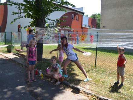 Zajęcia wakacyjne w świetlicy środowiskowej w Drogomyślu