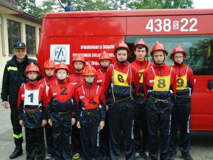 zawody sportowo-pożarnicze Młodzieżowych Drużyn Pożarniczych