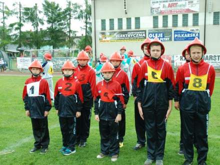 zawody sportowo-pożarnicze Młodzieżowych Drużyn Pożarniczych