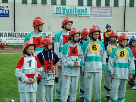 zawody sportowo-pożarnicze Młodzieżowych Drużyn Pożarniczych