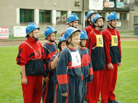 zawody sportowo-pożarnicze Młodzieżowych Drużyn Pożarniczych